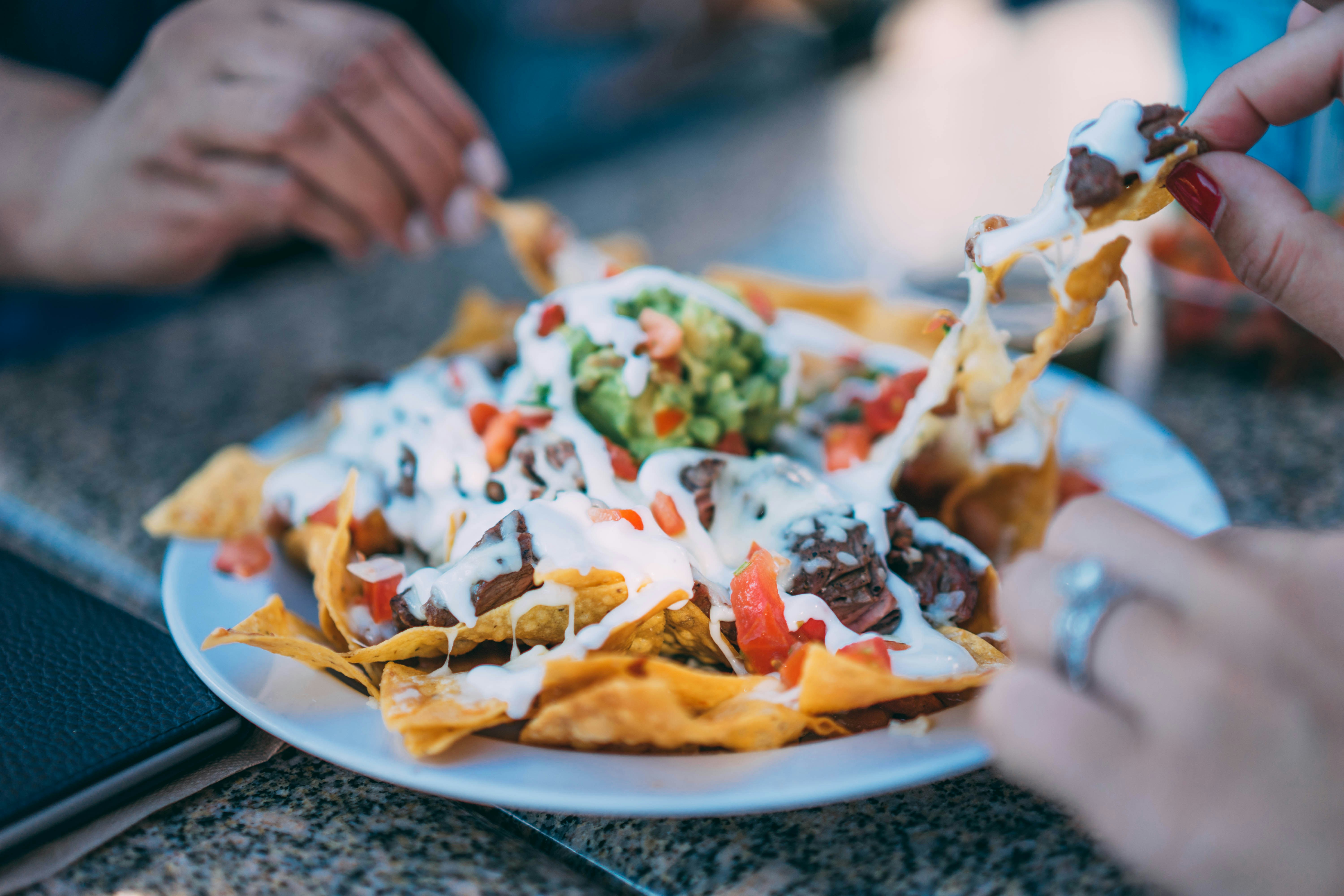 Another view of Crunch Cartel nachos